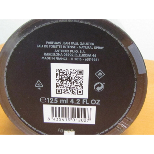 Jean Paul Gaultier Ultra Male Intense Men Cologne4.2oz Eau DeToilette Spray NEW