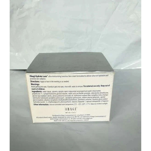 Obagi Hydrate Luxe Moisture-Rich Cream, 1.7 fl oz Brand New in Box New