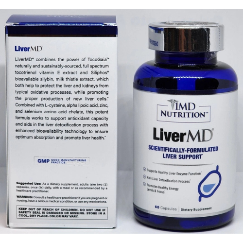 1MD LiverMD Liver Repair Support Supplement New Sealed 60 Capsules New