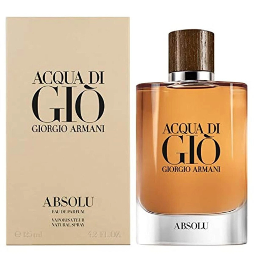 Armani Acqua di Gio Absolu 125ml / 4.2 oz EDP Spray Men Rare Discontinued New