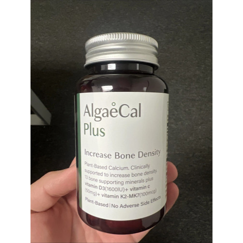 AlgaeCal Plus Stronger Bones Veggie Capsules Dietary Supplement Algae Cal 120