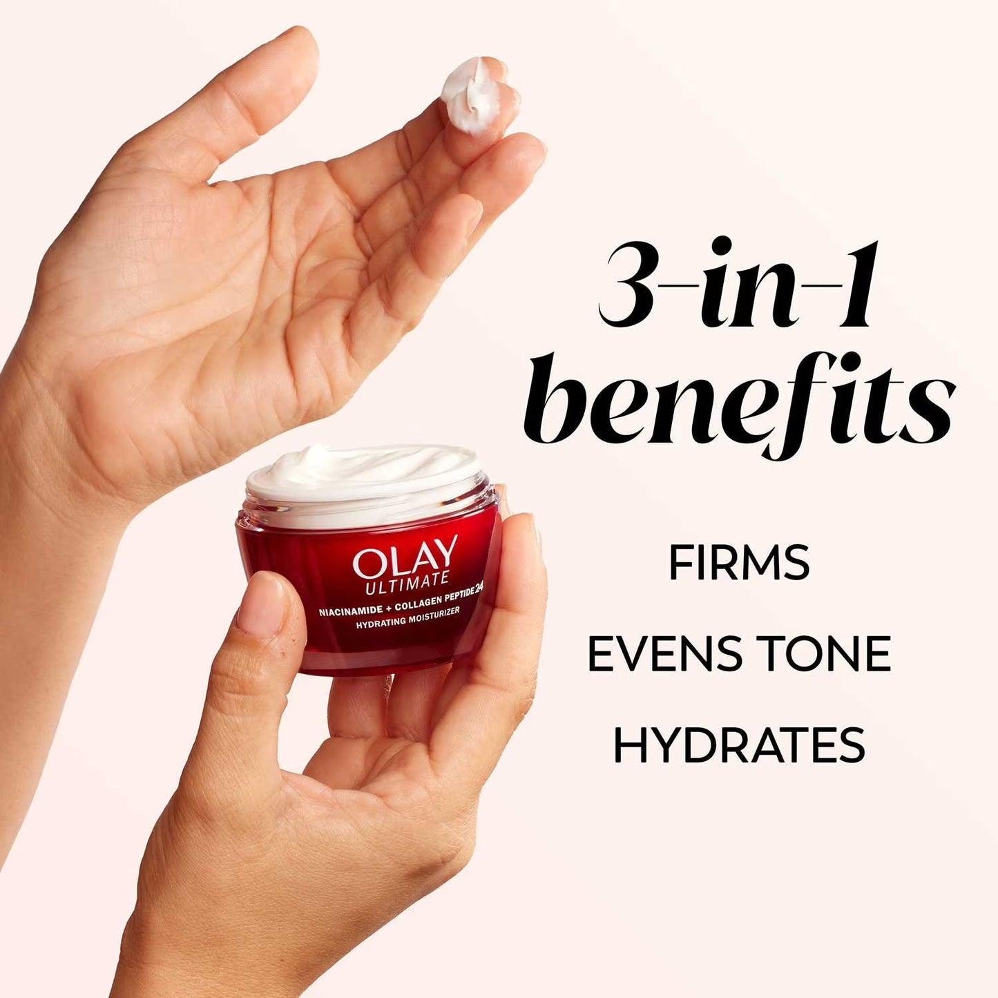 Olay Ultimate 3-in-1 Hydrating Moisturizer โ 1.7 oz (2 Pack) Daily Facial Moisturizer by Olay