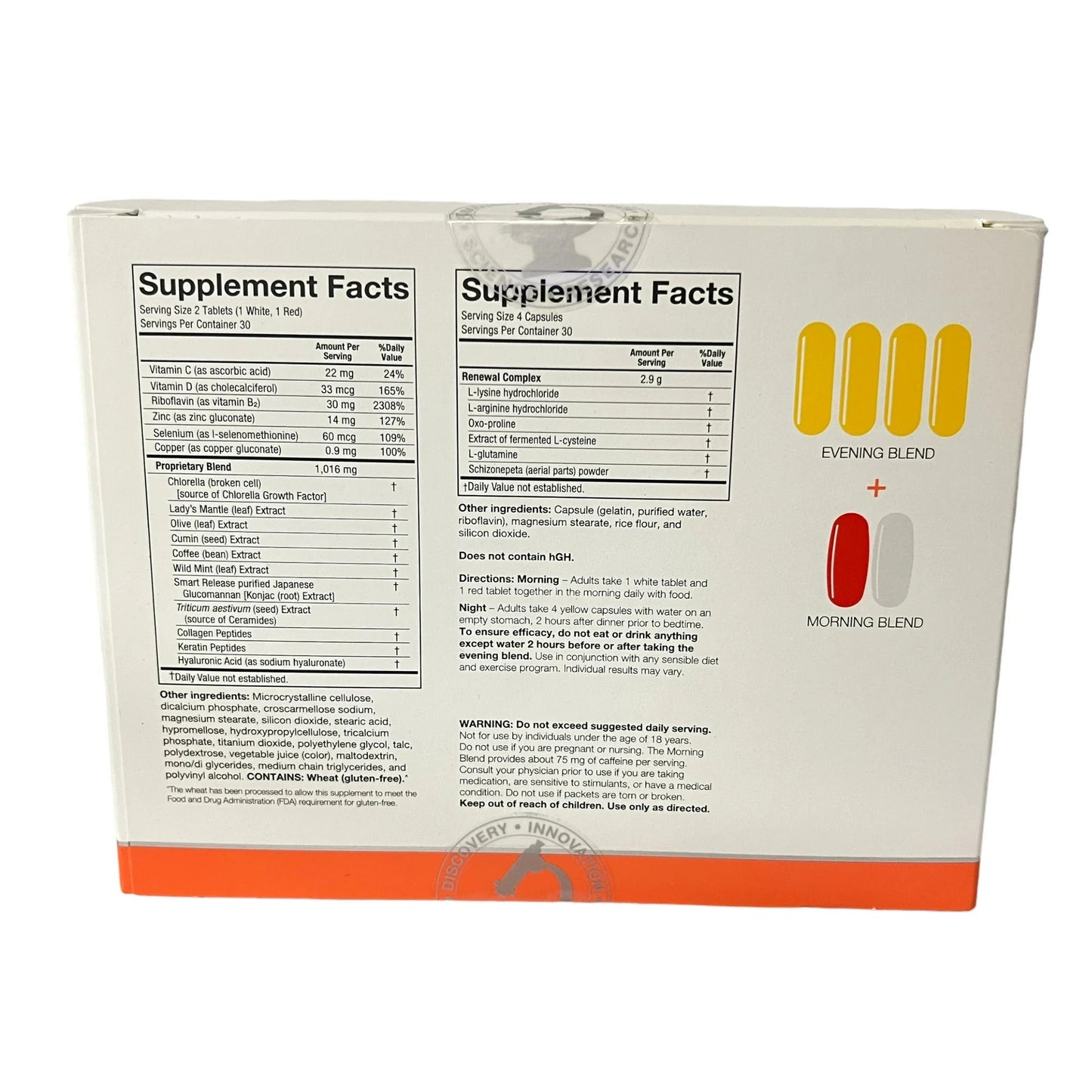 Serovital Advanced Anti-Aging Therapy Supplement – 120 Capsules + 60 Tablets