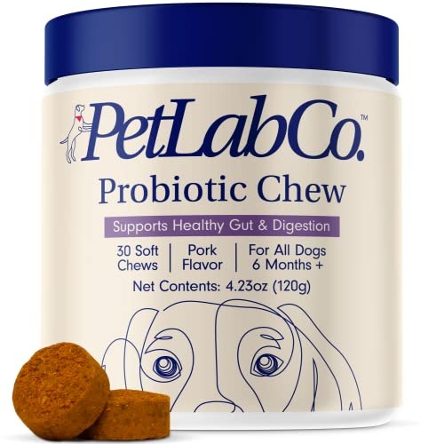 PetLab Co Dog Probiotic Chews – Digestive, Yeast & Seasonal Allergy Support for All Dog Sizes