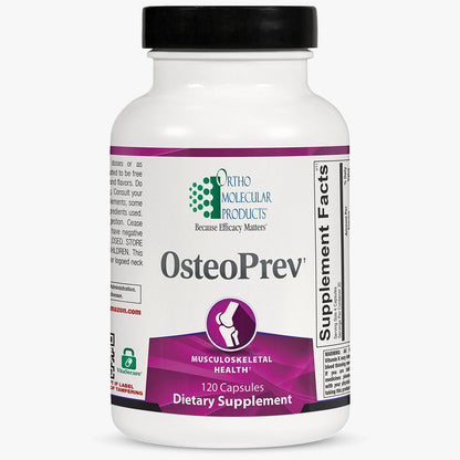 OsteoPrev by Ortho Molecular – Bone Strength & Calcium Support Supplement, 120 Capsules