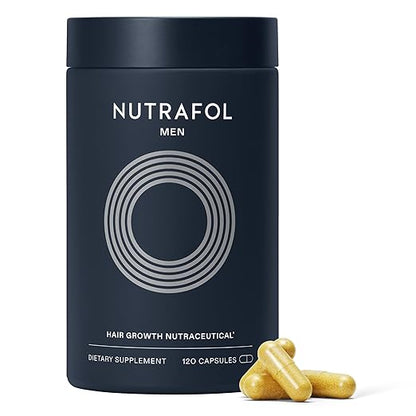Nutrafol Men Hair Growth – Clinically Tested for Thicker Hair & Scalp Coverage | 1 Month Supply