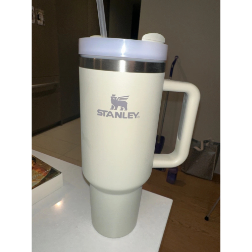 Stanley 40 oz. Quencher H2.0 Tumbler Polar Swirl Grey Marble Mug Cup New