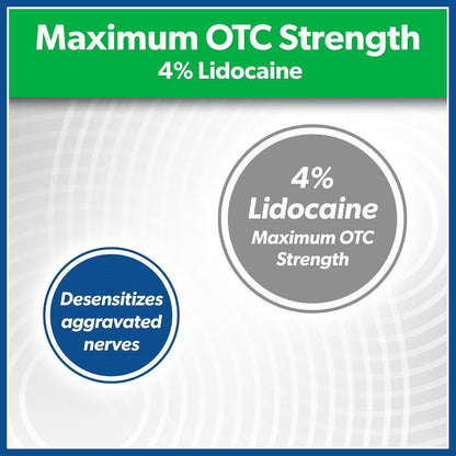 Salonpas Lidocaine Gel Patch – Fast Acting Pain Relief for Muscle & Joint Pain, 15 ct