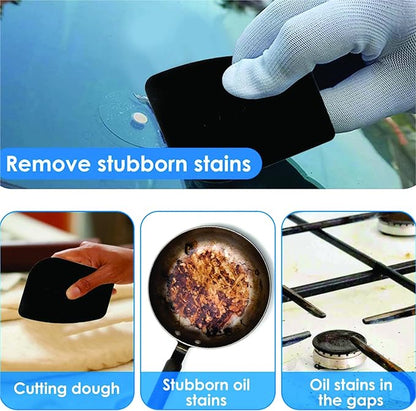 316L Stainless Steel Chainmail Scrubber – Cast Iron Skillet, Pan & Grill Cleaner (Dishwasher Safe)