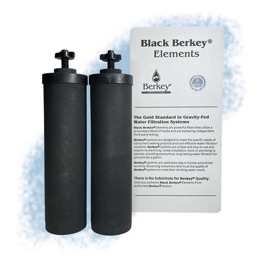 Black Berkey Water Filter Replacement Elements – Purification System Filters (Waitlist / Pre-Order)