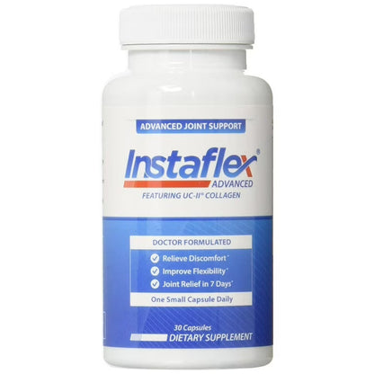 Instaflex Advanced Joint Support Supplement – Turmeric, Resveratrol, Boswellia & UC-II Collagen – 30 Capsules