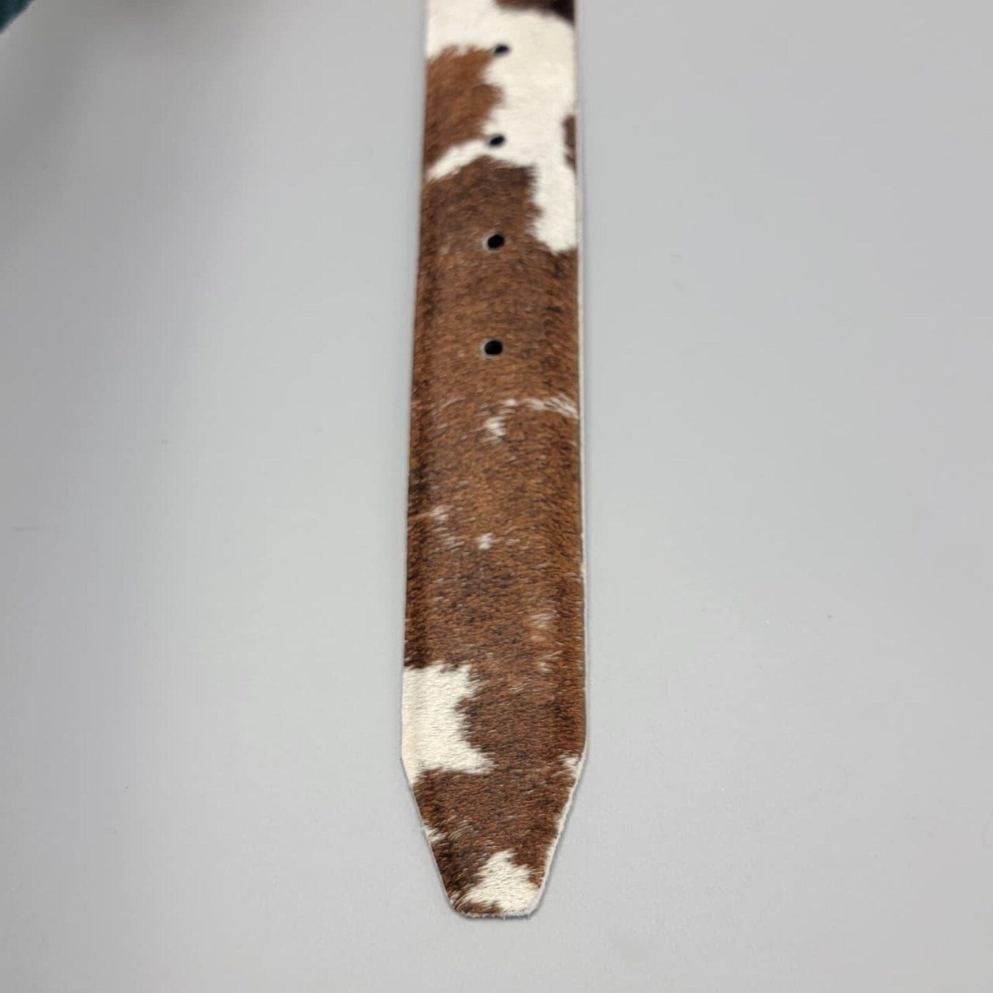 Western Rodeo Belt – Handmade Hair On Cowhide Leather Belt