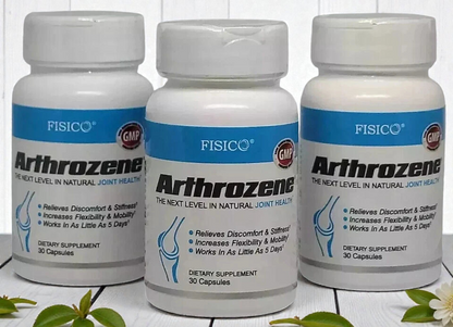 3x Fisico Arthrozene Natural Joint Health Supplement 30 Capsules