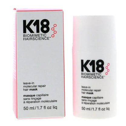 K18 Leave-In Molecular Repair Hair Mask – 1.7 oz Treatment for Damaged Hair