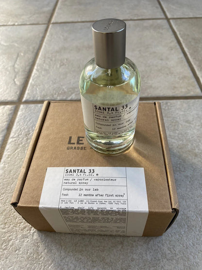 Le Labo Santal 33 Eau De Parfum Spray 100ml / 3.4oz – Open Box Fragrance
