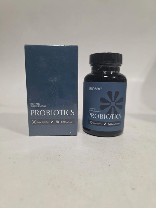 Bioma Probiotics for Digestive Health 3-in-1 Gut Health Formula 60 Caps |5/28|