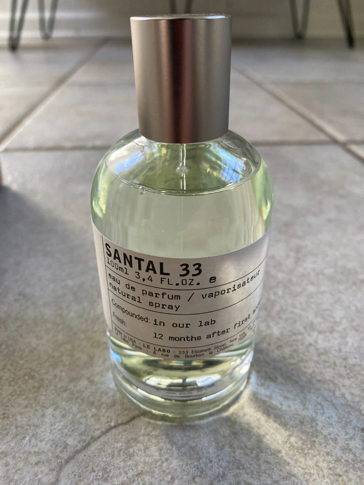 Le Labo Santal 33 Eau De Parfum Spray 100ml / 3.4oz – Open Box Fragrance