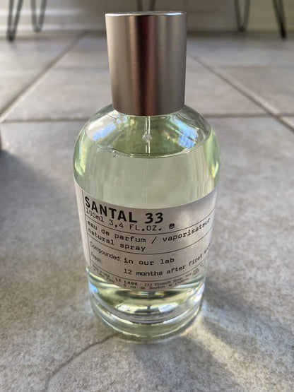 Le Labo Santal 33 Eau De Parfum Spray 100ml / 3.4oz – Open Box Fragrance