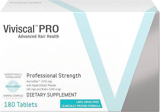 Viviscal Professional Dietary Supplement for Hair Growth – 180 Tablets | Advanced Hair Growth Support by Viviscal